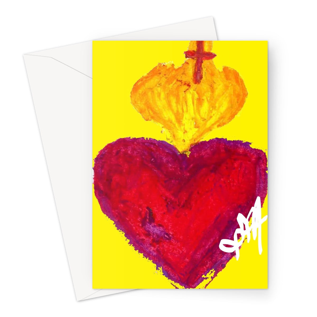 SACRED HEART ETERNAL LOVE GREETING CARD