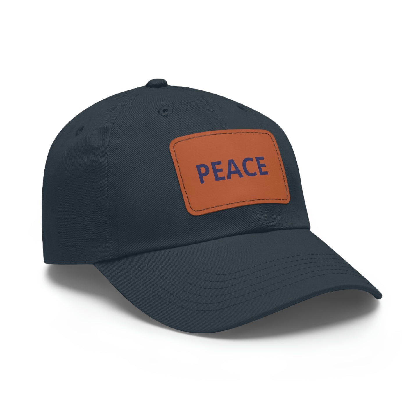 PEACE HAT WITH LEATHER PATCH