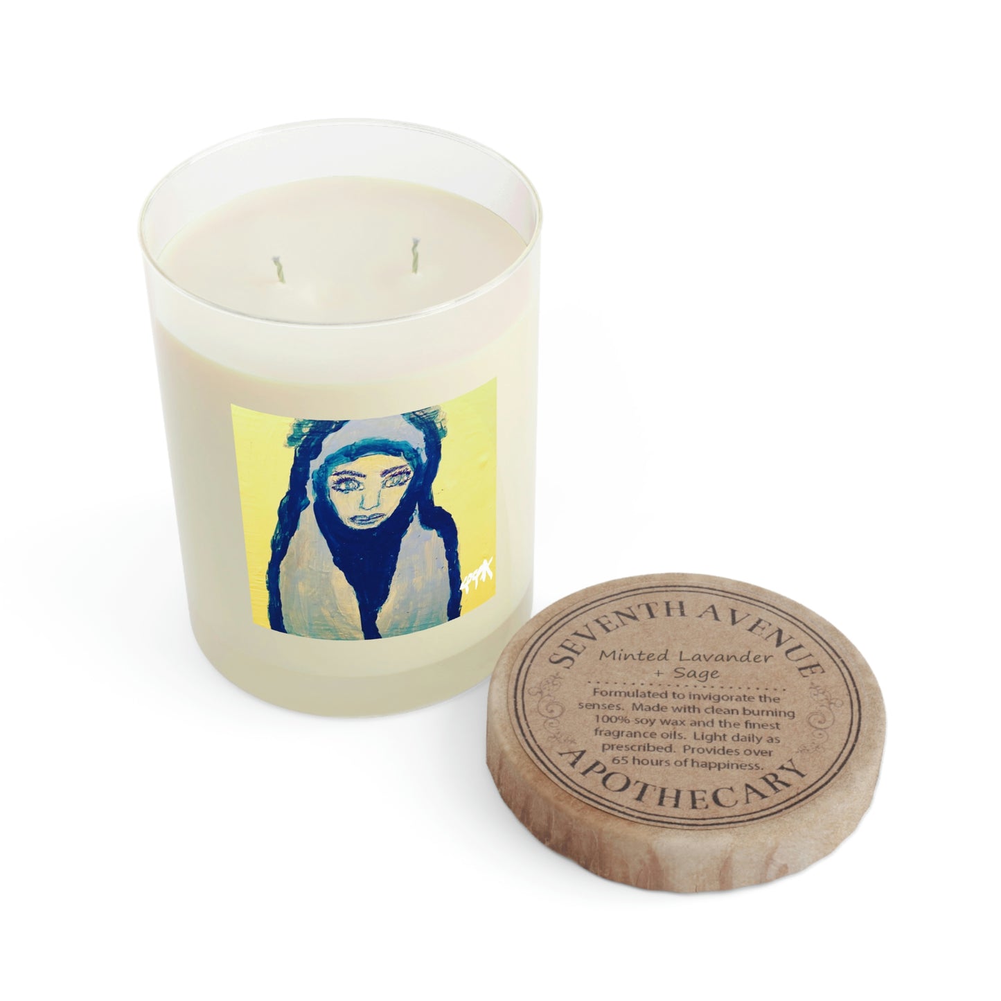 WOMAN OF DIVINE WISDOM LUXURY CANDLE  (Scented Candle - Full Glass, 11oz )